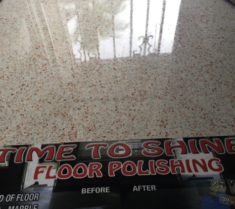 Time to Shine Floor Polishing, Inc. - San Antonio, TX. Terrazzo floor polishing