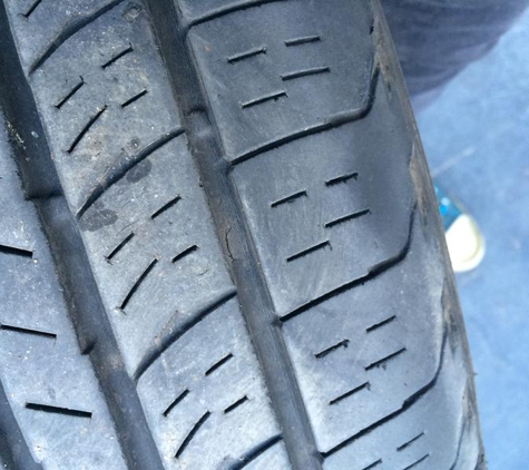 Repco Authorised Service - Euroa, VIC. “Dangerously worn and cracked” tyre