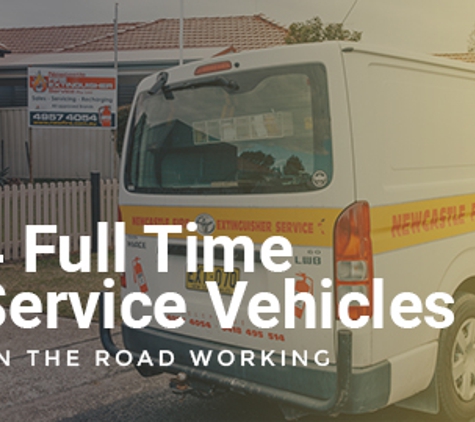 Newcastle Fire Extinguisher Service Pty Ltd - Lambton, NSW. 4 Full Time Service Vehicles