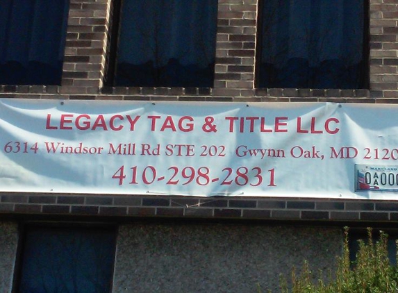 Legacy Tag & Title LLC - Gwynn Oak, MD