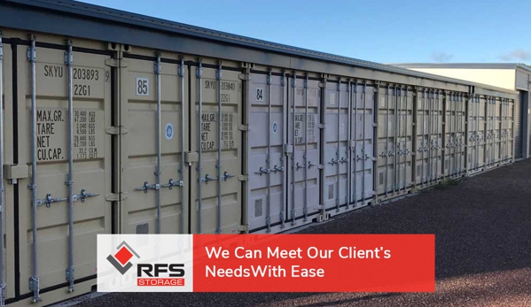 RFS Storage - Quoiba, TAS. We Can Meet Our Client’s Needs With Ease