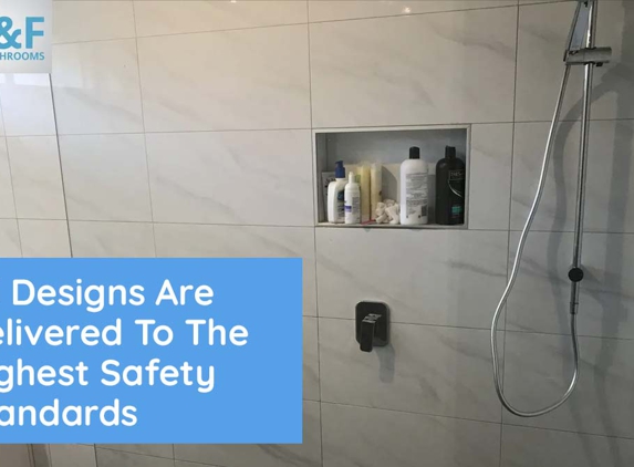 I & F Bathrooms - Fyansford, VIC. All Designs Are Delivered To The Highest Safety Standards