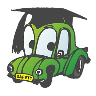 Bay Area Driving School - Hayward, CA. "Safety" logo for Bay Area Driving School