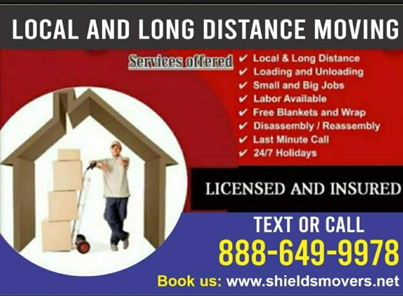 Shields Professional Movers - Stephens City, VA