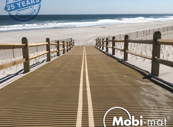 Deschamps Mat Systems - Cedar Grove, NJ. Mobi-mat over the dune