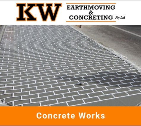 KW Earthmoving & Concreting - Gol Gol, NSW. Concrete Works