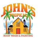 John's tropical roof wash and painting - Gutters & Downspouts