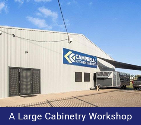 Campbells Kitchen Cabinets - Shaw, QLD. A Large Cabinetry Workshop