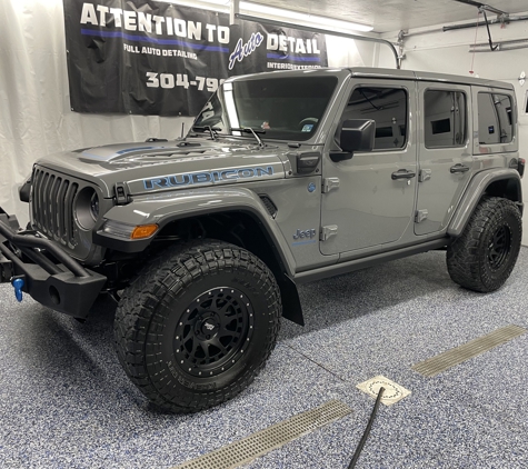 Attention to Auto Detail - Keyser, WV. This Jeep Wrangler received a paint correction detail and was topped with a 7-year Jade ceramic coating.