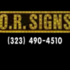 O.R. Signs gallery