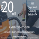 911 Dryer Vent Cleaning Bellaire TX - Dryer Vent Cleaning