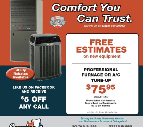 Service 1 Heating & A/C Incorporated - Shorewood, IL