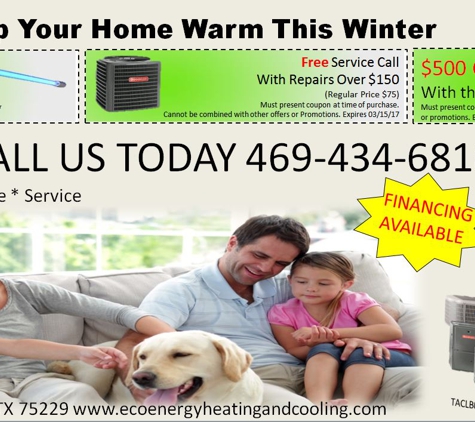 Eco Energy Heating & Cooling LLC - Dallas, TX
