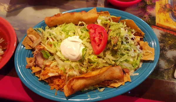 Las Fuentes Mexican Restaurant - Arnold, MO. Tamales deluxe!!!  So much food!