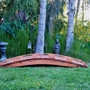 Handcrafted Redwood Garden Bridges