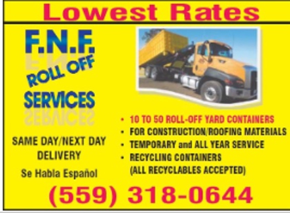 FNF Roll Off Services - Fresno, CA