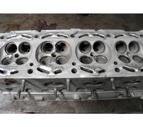Southside Cylinder Head Service - Macgregor, QLD. All The Damage Has Been Welded And Machining Can Now Begin