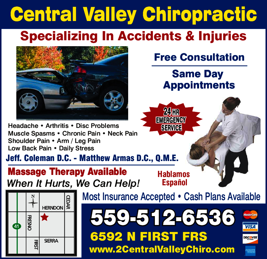 Central Valley Chiropractic 6592 N 1st St, Fresno, CA 93710 - nrd.kbic-nsn.gov