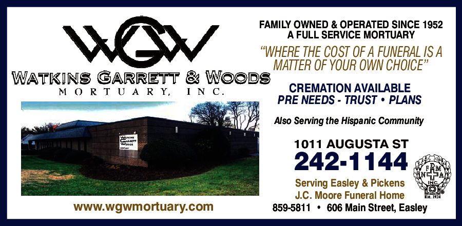 Watkins-Garrett And Wood Mortuary 1011 Augusta St 